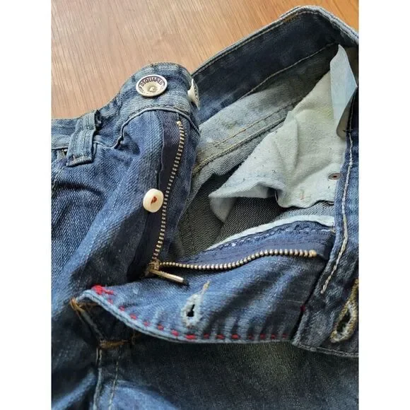 ‎Dsquared2 Dean and Dan Destructed Jeans Straight